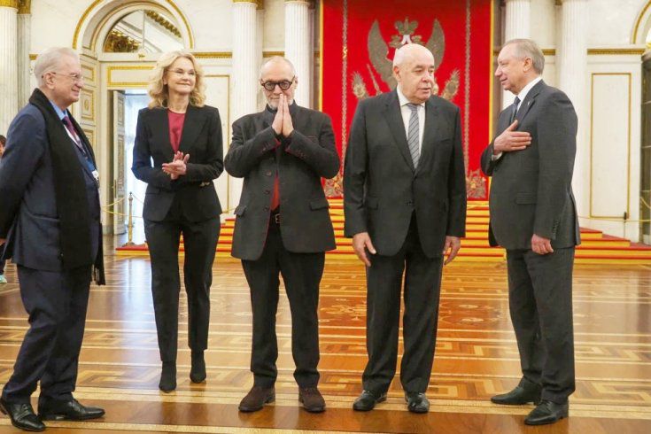 В Зимнем дворце прошла церемония вручения Эрмитажной премии